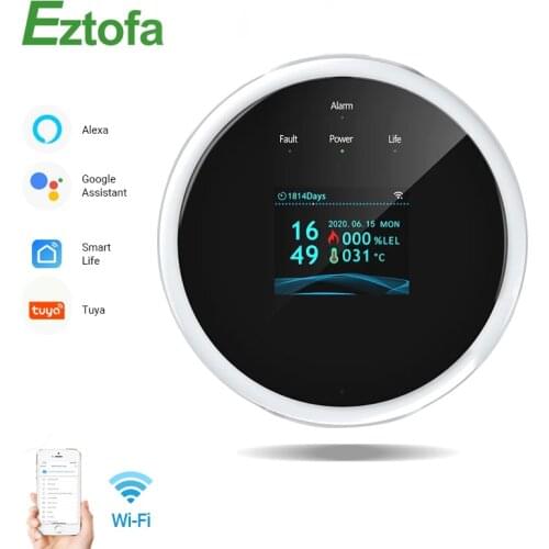 Tuya WiFi GAS LPG Leak Sensor alarm Fire Security detector APP Control Safety smart home Leakage sensor support smart life app