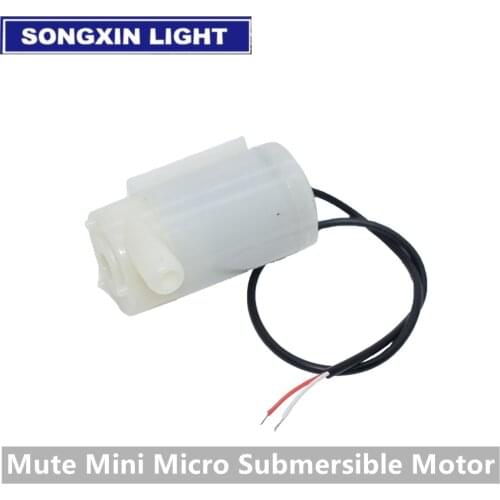1PCS Mute Mini Micro Submersible Motor Pump Water Pumps DC 3-5V 70-120L/H USB drive
