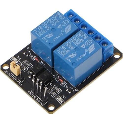 2 Channel DC 5V Relay Switch Module For Raspberry Pi ARM AVR DSP