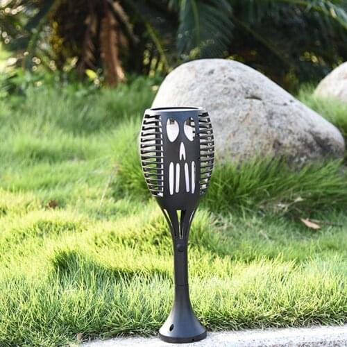 3.6 V Solar Flame Lights Lamps Outdoor 96 LED Solar Garden Light Flickering Flame Torches Lawn Lamp For Courtyard Garden Balcony