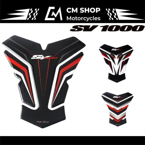 3D Motorcycle Sticker Gas Fuel Oil Tank Pad Decal Protector Case For Suzuki SV1000 SV1000S