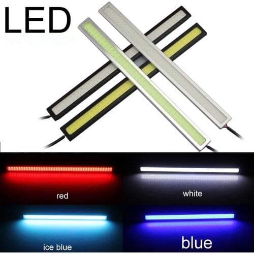 17CM 12V DRL Super Car COB LED Light Bulb Fog Driving Lamp Waterproof 5Pairs