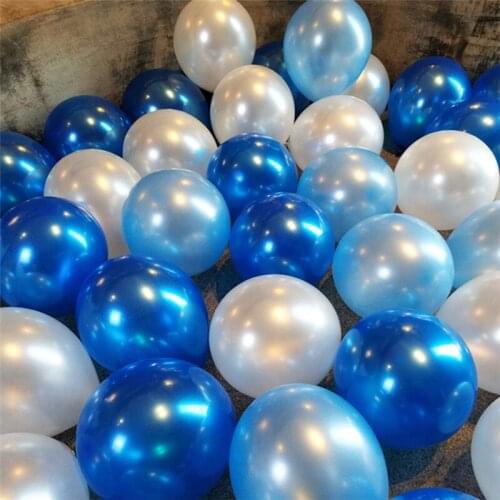50Pcs/lot 10" 1.5g mix Pearl Gold White Latex Balloon Christmas Valentines Day Wedding Decor Happy Birthday Party Supplies Ball