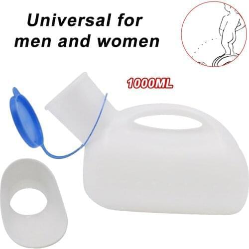 1000ml Portable Outdoor Urine Bottle with Lid Male Pee Urinal Storage Urine Collector Male Urine Bottle Dropshiping