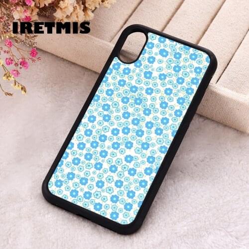 Iretmis 5 5S SE 2020 Phone Cover Case for iPhone 6 6S 7 8 Plus X Xs XR 11 12 Mini Pro Max Silicone TPU Baby flowers