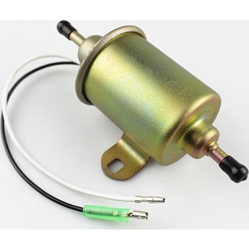 12V Electric Fuel Pump Low Pressure Bolt Fixing Wire Universal Diesel Petrol Gasoline HEP-02A for Car Carburetor Motorcycle ATV