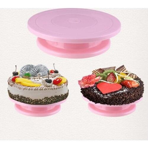DIY Cake Turntable Baking Mold Cake Plate Rotating Round Cake Decorating Tools Rotary Table Pastry Supplies Baking Accessories