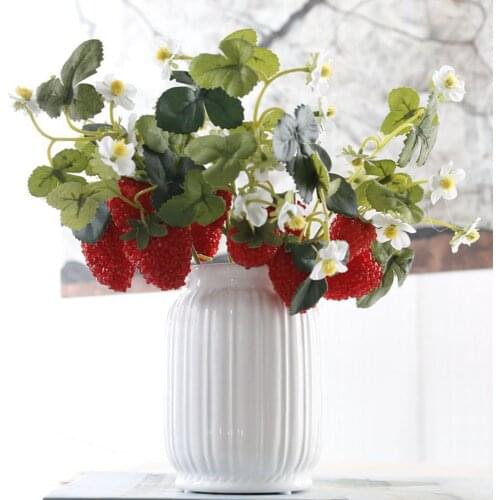 Artificial Flower Strawberry Mulberry Decoration Home Garden Floral Decoration Fake Flower Artistic 2019 New