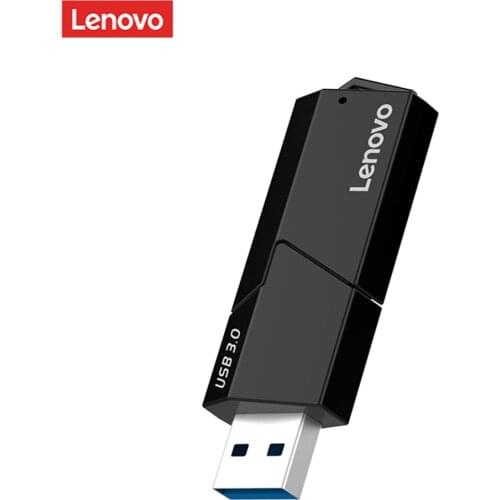 Lenovo D204 USB 3.0 Card Reader 5Gbps Support 2TB 2 in 1 SD TF Memory Cards Adapter High Speed Card Reader For Computer Laptop