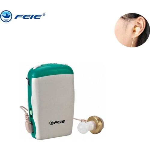 Siemens pocket Hearing Aid for the Elderly Moderate Severe loss Mini Wireless Digital Sound Amplifiers Ear Device S-6D