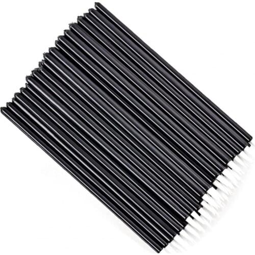 50Pcs/Set Eyeliner Brush Disposable Nail Art Painting PP Professional Make Up Brush Liner for Beauty