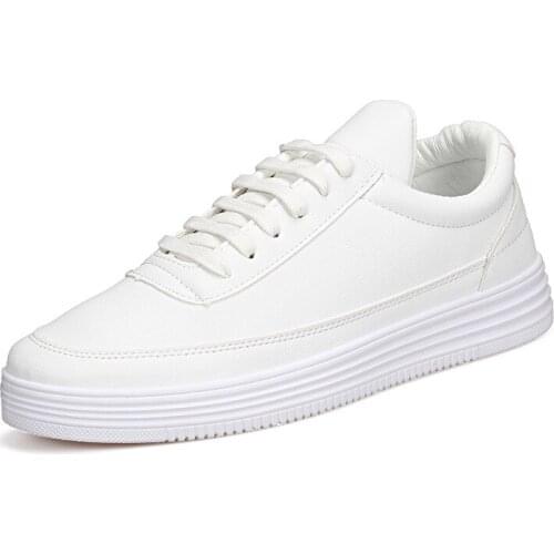 Spring Autumn Men Casual Shoes Lace Up Men Shoes Low Cut Fashion Student Light Soild All Match Trend Flats Simple Sneakers Men