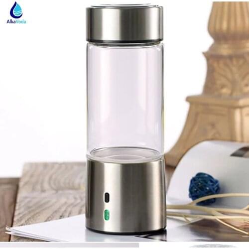 Best Gift for Father Max Up To 3000ppb DuPont N117 SPE PEM Hydrogen Water Bottle