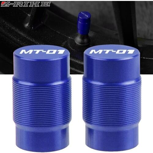 Motorcycle CNC Aluminum Accessorie Wheel Tire Valve Stem Caps CNC Airtight Covers For Yamaha MT-01 MT 01 2004 2005 2006-2009