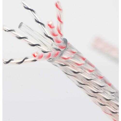 Hi-End Valhalla Top-rated Silver Plated Speaker Audio Signal Cable Hifi Audio extension cord interconnect cable