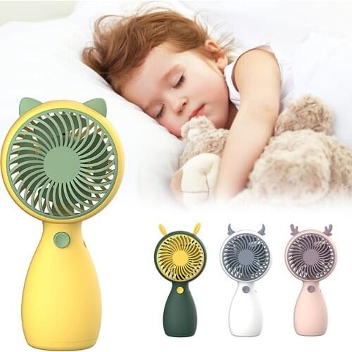 Mini Handheld Small Fan Portable Lanyard Desktop Student USB Charging Cooler Outdoor Summer Cooling Conditioner Summer Fashion