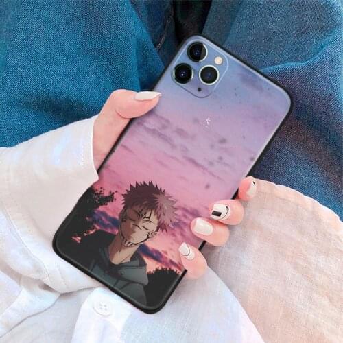 Jujutsu kaisen anime manga fanart silicone Phone Case FOR iPhone Se 6 6s 7 8 Plus X Xr Xs 11 12 Mini Pro Max Glass Cover Shell