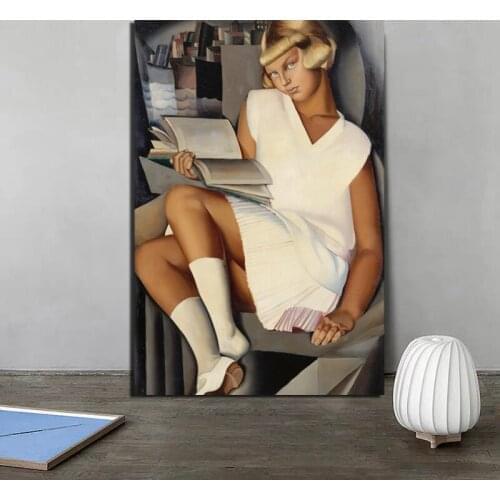 Tamara de Lempicka Wall Art Canvas Posters And Prints Canvas Painting Decorative Pictures For Office Living Room Home Decoration