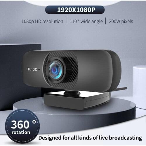 TISHRIC C60 Full HD Webcam 1080P Autofocus Web Cam USB Web Camera With Micphone For PC 2K 30FPS Camera Webcam For Computer