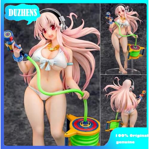 100% Original: Anime figure SUPERSONICO swimsuit Ver 25cm PVC Action Figure Anime Figure Model Toys Figure Collection Doll Gift
