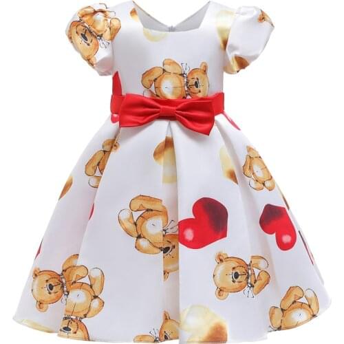 2020 Summer Flower Girls Dress Birthday Party Dress High Quality Cartoon Princess Dress For Girls Wedding Gown Children Clothing