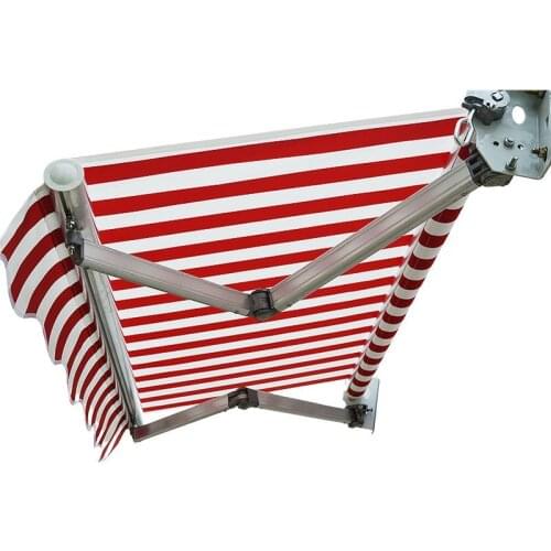 4m*1.5m Manual retractable canopy wall-mounted Waterproof awning Outdoor Gazebos Telescopic sheds