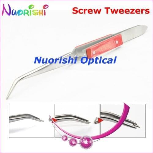 5pcs 4053 Screw Tweezers Professional Eyeglasses Glasses Eyewear Tweezers Free Shipping
