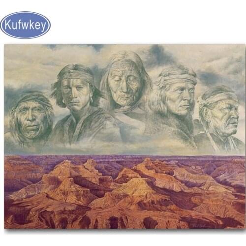 New Full square round diy 5d diamond painting india pattern mosaic 3d diamond embroidery woman men bedroom decoration art