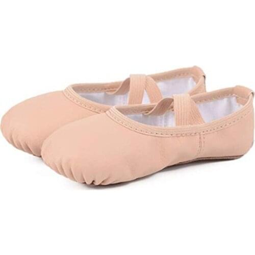 Size 35 Skin Tone Ballet Shoes Girls Toddler Shoes Full-Sole Ballet Slippers Dance Shoes