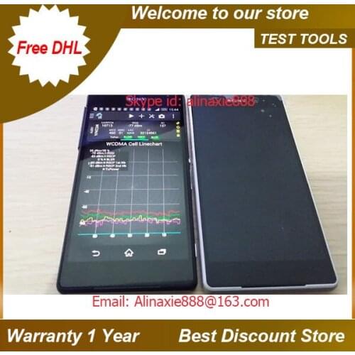 Free Shipping DHL/ EMS + Warranty one year + Tems Z2 D6503 TEMS POCKET 14.4 + lte FDD /TDD +lte cat4 with phone cases+test phone