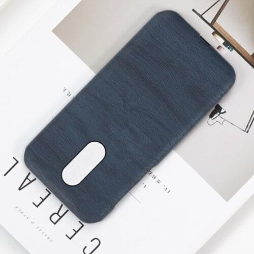 Wood grain PU Leather Phone Case For Xiaomi Redmi Note 4X Standard version Soft Silicone Case Protective Back Shell