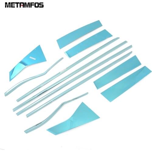 For Honda Accord 2018 2019 2020 Lower Window Frame Cover Molding Trim Window B C Pillar Sticker Exterior Accessories Car Styling