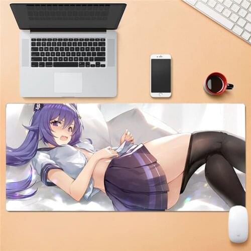 Gaming Mouse Pad Gamer Accessories Xxl Big Mouse Pad Gamer Mouse Keyboard Computer Peripheral Office Mouse Pad Anime Sexy