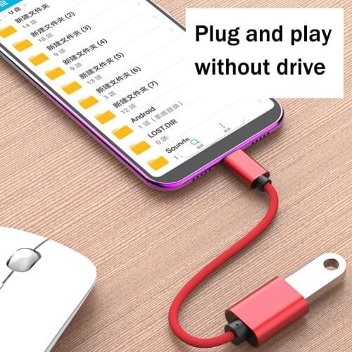 Type-C OTG Adapter Cable For Samsung S10 S10 for Xiaomi Cable Android Gamepad Mi MacBook C PC 9 USB Tablet Mouse Accessories