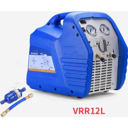VRR12L Refrigerant Filling Refrigerant Fluorine Extractor 220V Mini Air Conditioning Refrigerant Freon Recovery Machine
