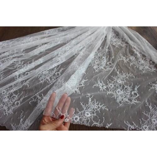 Fashion lace material for wedding dress