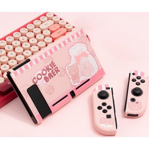 Soft Case For Nintendo Switch Protective Shell Cookie Bear Fairy League Cartoon Shell Anti-fall Housing Case For Nintendo Switch