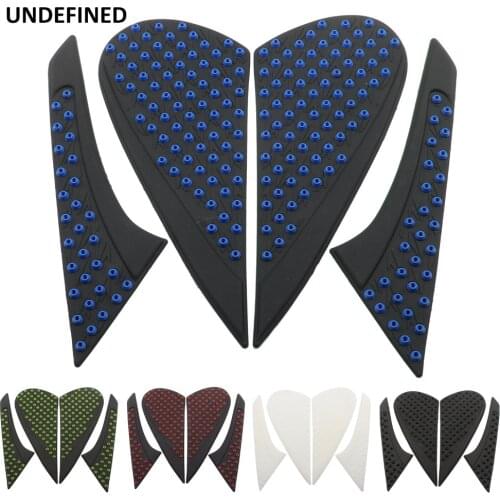 For Kawasaki Z Z125 Z650 Z750 Z900 Z1000 Motorcycle Tank Traction Pad Sticker Rubber Side Knee Grip Protector Decals Universal