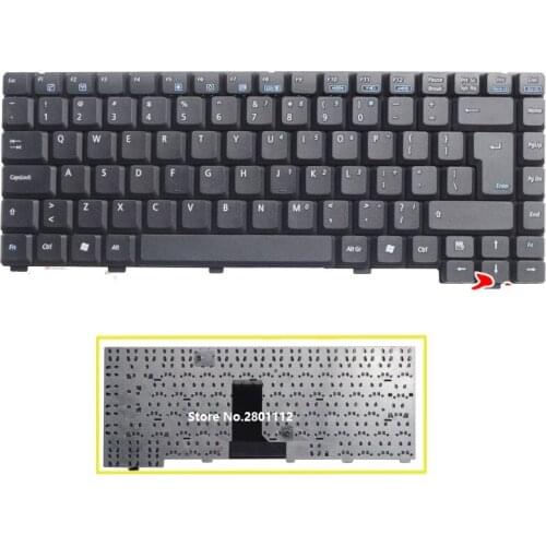 SSEA Free Shipping New Laptop UI Keyboard English For ASUS A6J A3 A6000 A3000 A6 A6T A6R