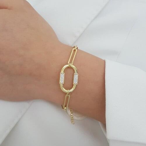 NEW Fashion Model Silver 925 Bracelets for Women High Quality Gift Luxury Zircon Party Jewelry