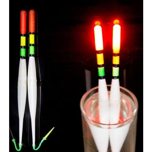 New Electronic Luminous Float with Battery Plastic Float Water Night Fishing Tackle