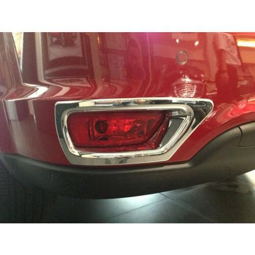 Fit For Dodge Journey 2011-2018 ABS Chrome Rear Fog Light Lamp Trim Cover 2PCS