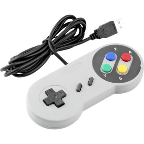 1pcs Wired Super USB Controller Gamepad Joysticks Retro Classic Snes Usb PC Gamepad Joystick For Snes MAC USB PC Gamepad Joypad