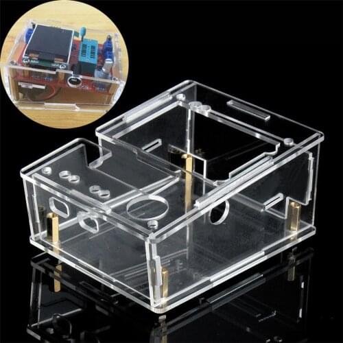 Mega328 Clear Acrylic Case Shell Housing (Only Case) For GM328 M328 Transistor Tester Capacitance ESR Meter Diy Kit