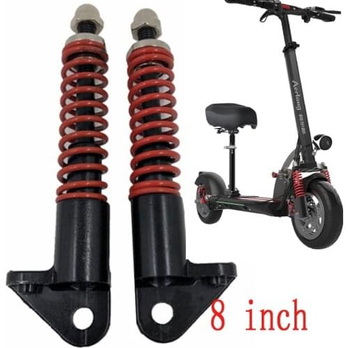 Electric Scooter Suspension Spring Shock Absorber 8 Inch Shockproof Front Thread Shock Absorber Scooter Accessories