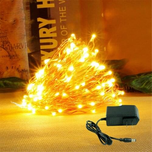 LED Light String Fairy Lamp Copper Charge Wire Light For Christmas Wedding Party Lights Lighting