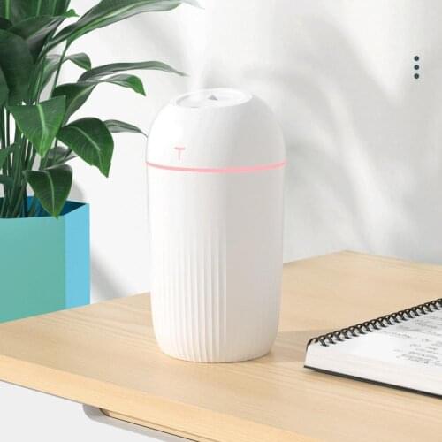 400Ml USB Silent Humidifier Soft Night Light Aroma Diffuser Continuous/Intermittent Spray Can Work For 8-12 Hours