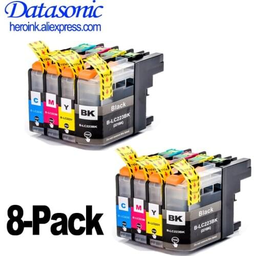 DAT Replacement for Brother LC223 Ink Cartridges for Brother DCP-J4120DW J562DW, MFC-J5320DW J880DW J5620DW J5625DW J680DW J4625
