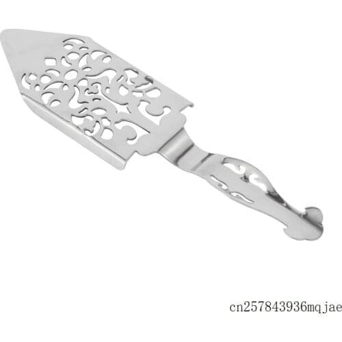 10pcs Absinthe Bar Spoons Cocktail Bar Bitter Scoop Absinthe Glass Cup Drink Ware Spoons Filter Spoon Stainless Steel