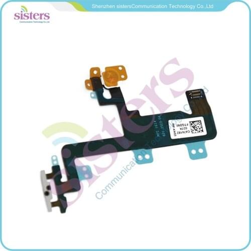 10pcs/lot Wholesale 4.7 inch Power Flex with Flashing Light Switch on off Flex for iPhone6 4.7'' free shipping